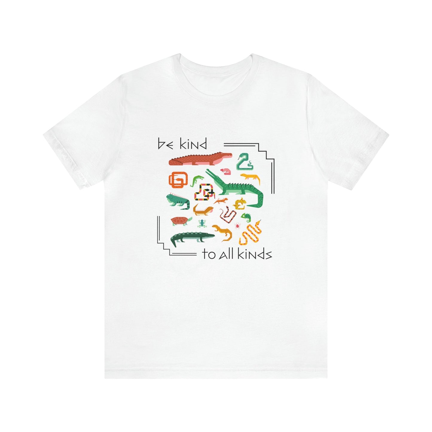 Be Kind to All Kinds Jersey Short Sleeve Tee - T-Shirt - VaVaVarium