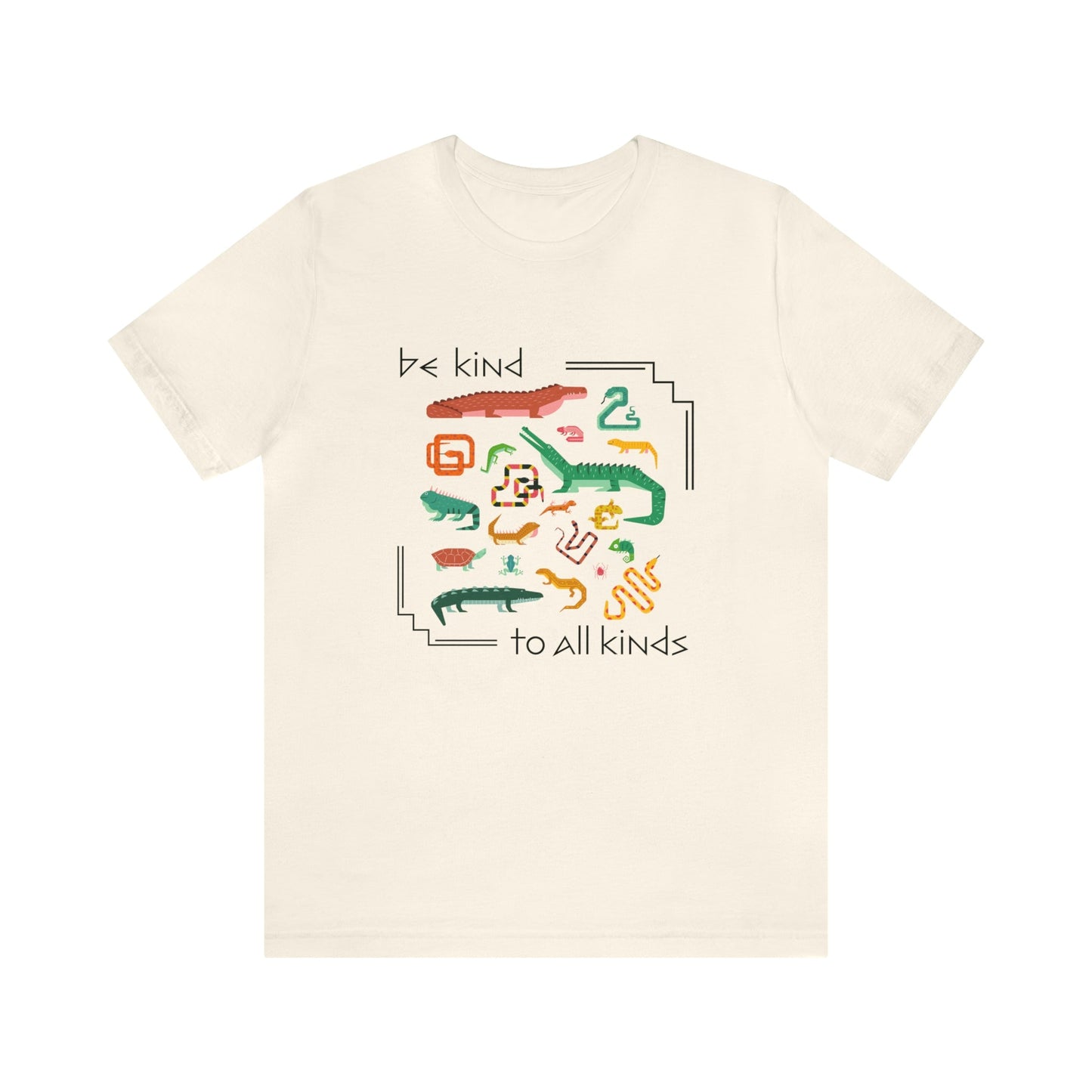 Be Kind to All Kinds Jersey Short Sleeve Tee - T-Shirt - VaVaVarium