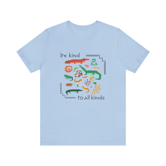 Be Kind to All Kinds Jersey Short Sleeve Tee - T-Shirt - VaVaVarium