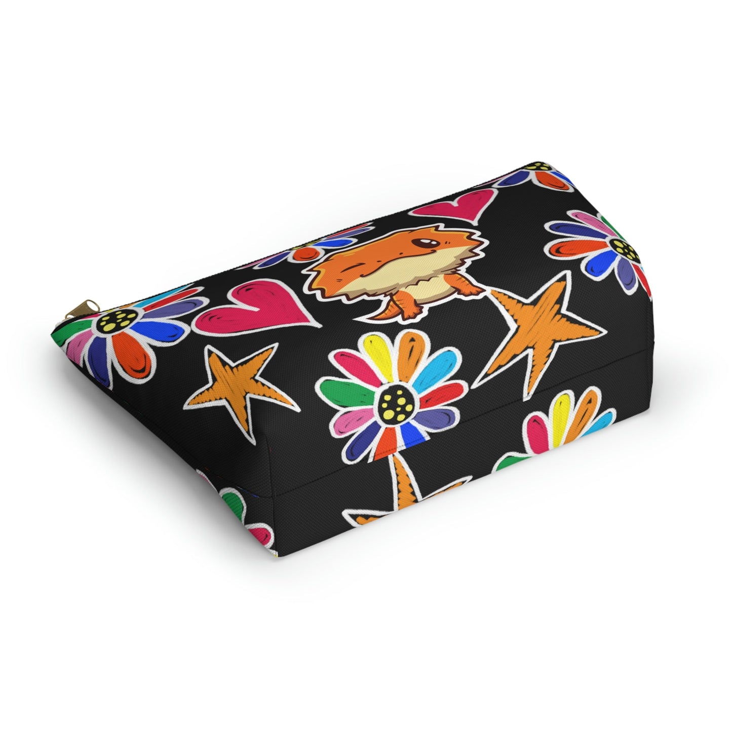 Bearded Dragon Doodle Make-Up Pouch - Bags - VaVaVarium