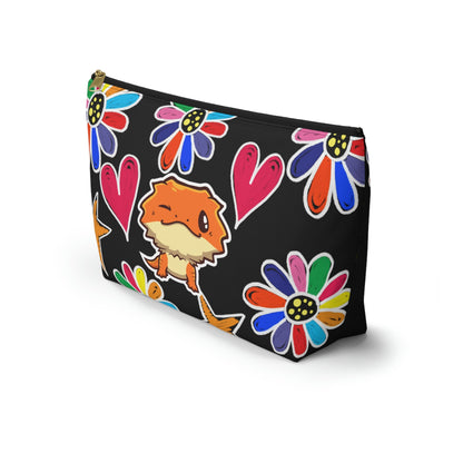 Bearded Dragon Doodle Make-Up Pouch - Bags - VaVaVarium