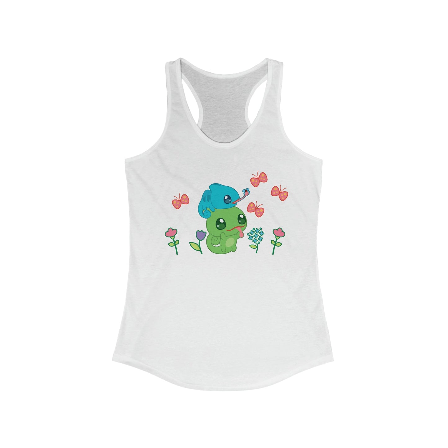 Chameleon Romp Racerback Tank - Tank Top - VaVaVarium