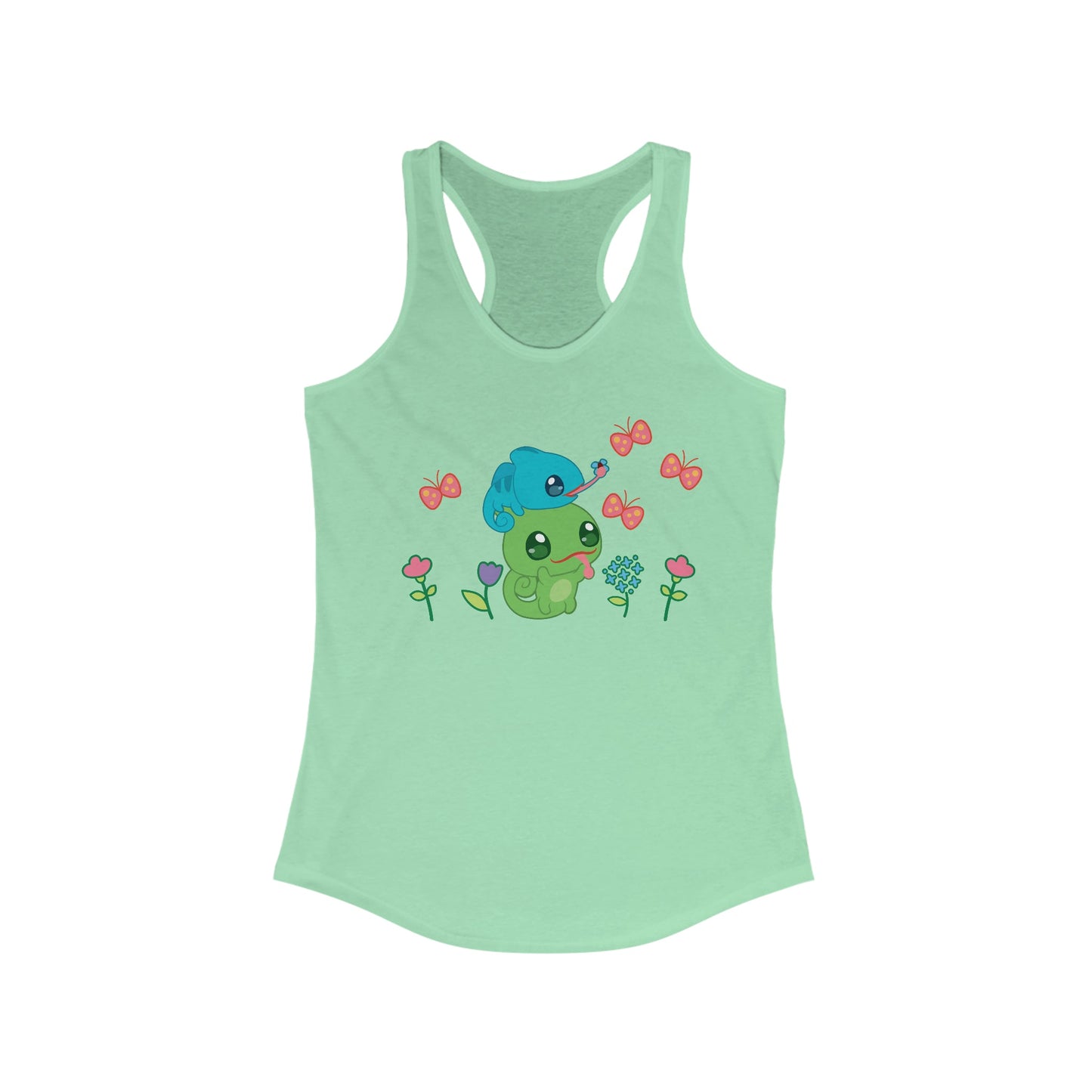 Chameleon Romp Racerback Tank - Tank Top - VaVaVarium