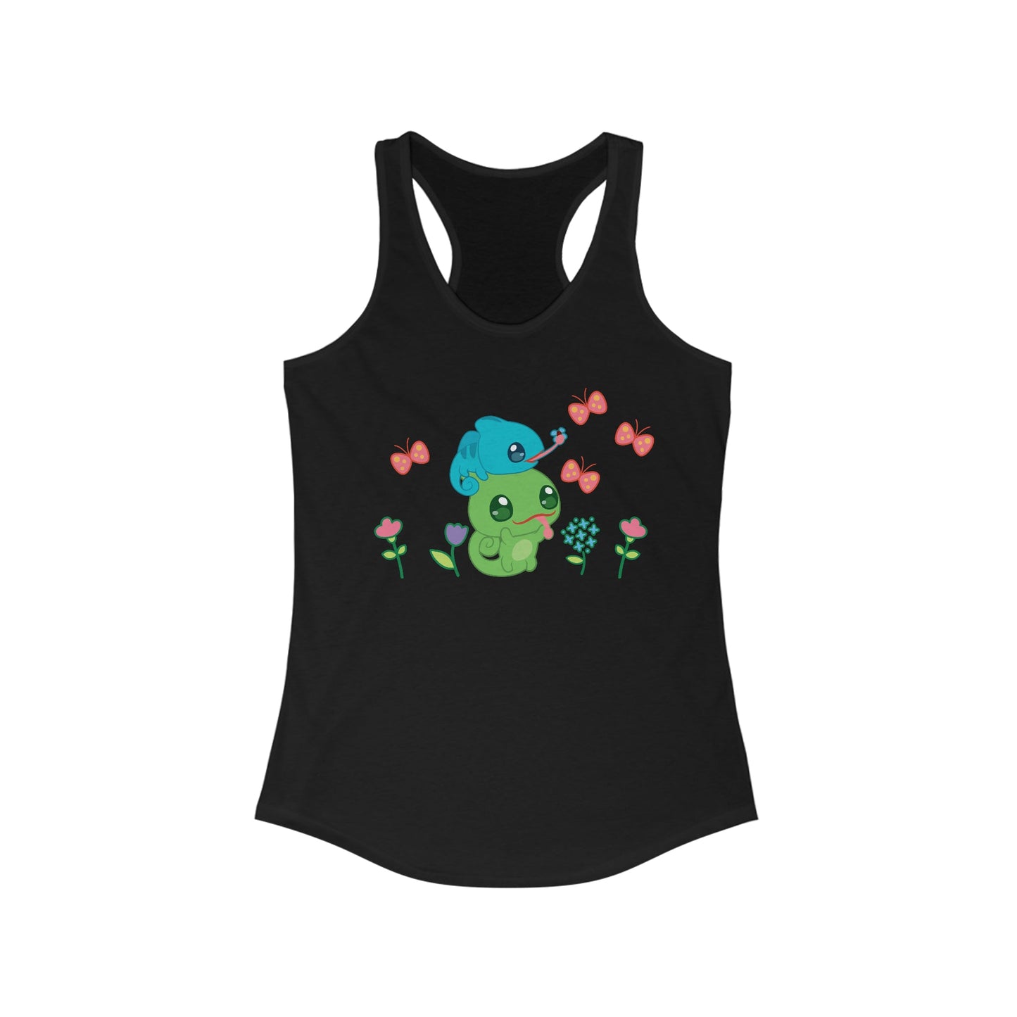 Chameleon Romp Racerback Tank - Tank Top - VaVaVarium