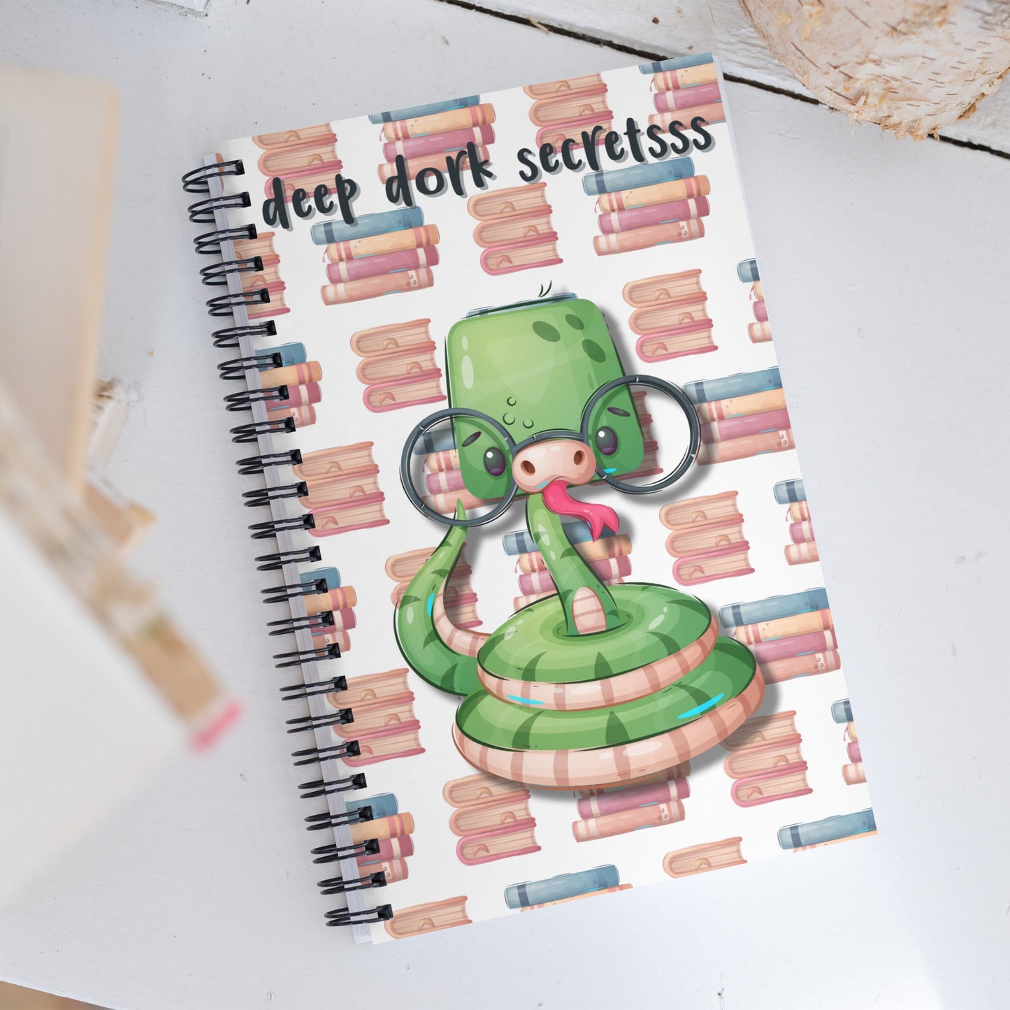 Deep Dork Secrets Spiral Notebook - VaVaVarium