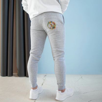 Floral Lizard Fleece Joggers - Joggers - VaVaVarium