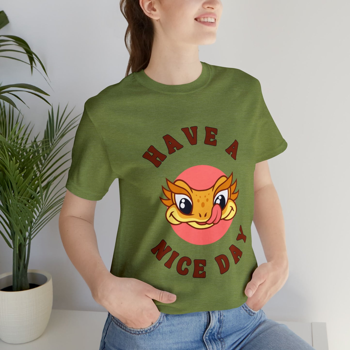 Have a Nice Day Crested Gecko T Shirt - T-Shirt - VaVaVarium