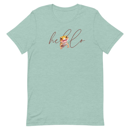 Hello Leopard Gecko Shirt - T-Shirt - VaVaVarium