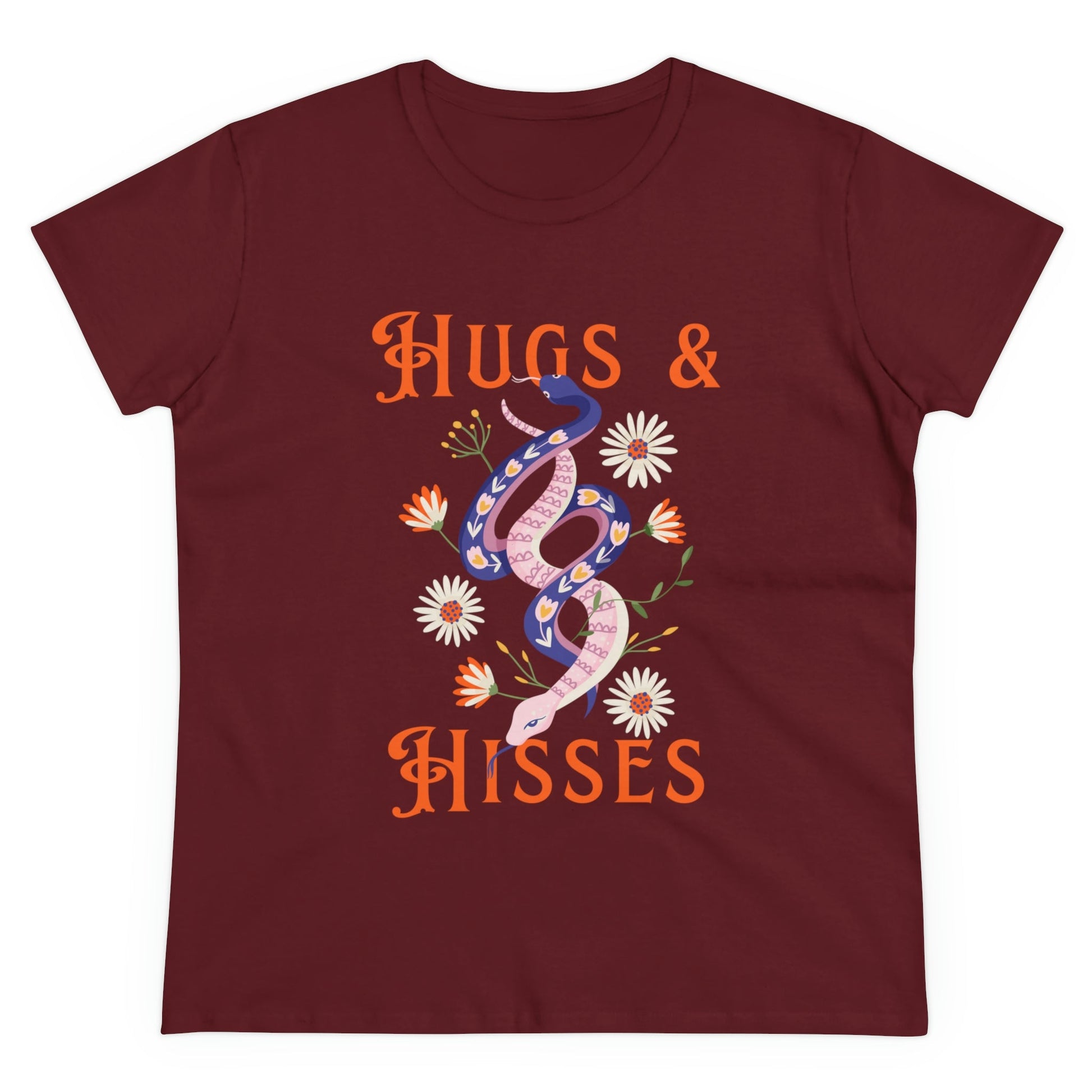 Hugs & Hisses Dual Snake Cotton Tee - T-Shirt - VaVaVarium