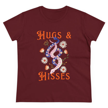 Hugs & Hisses Dual Snake Cotton Tee - T-Shirt - VaVaVarium