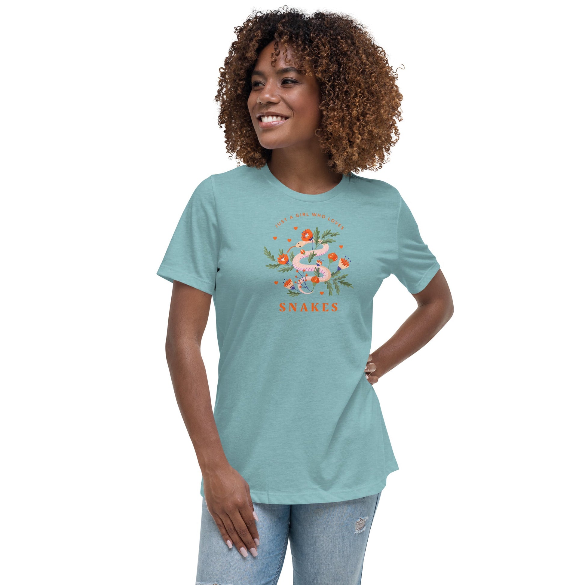 Just A Girl Who Loves Snakes T-Shirt - T-Shirt - VaVaVarium