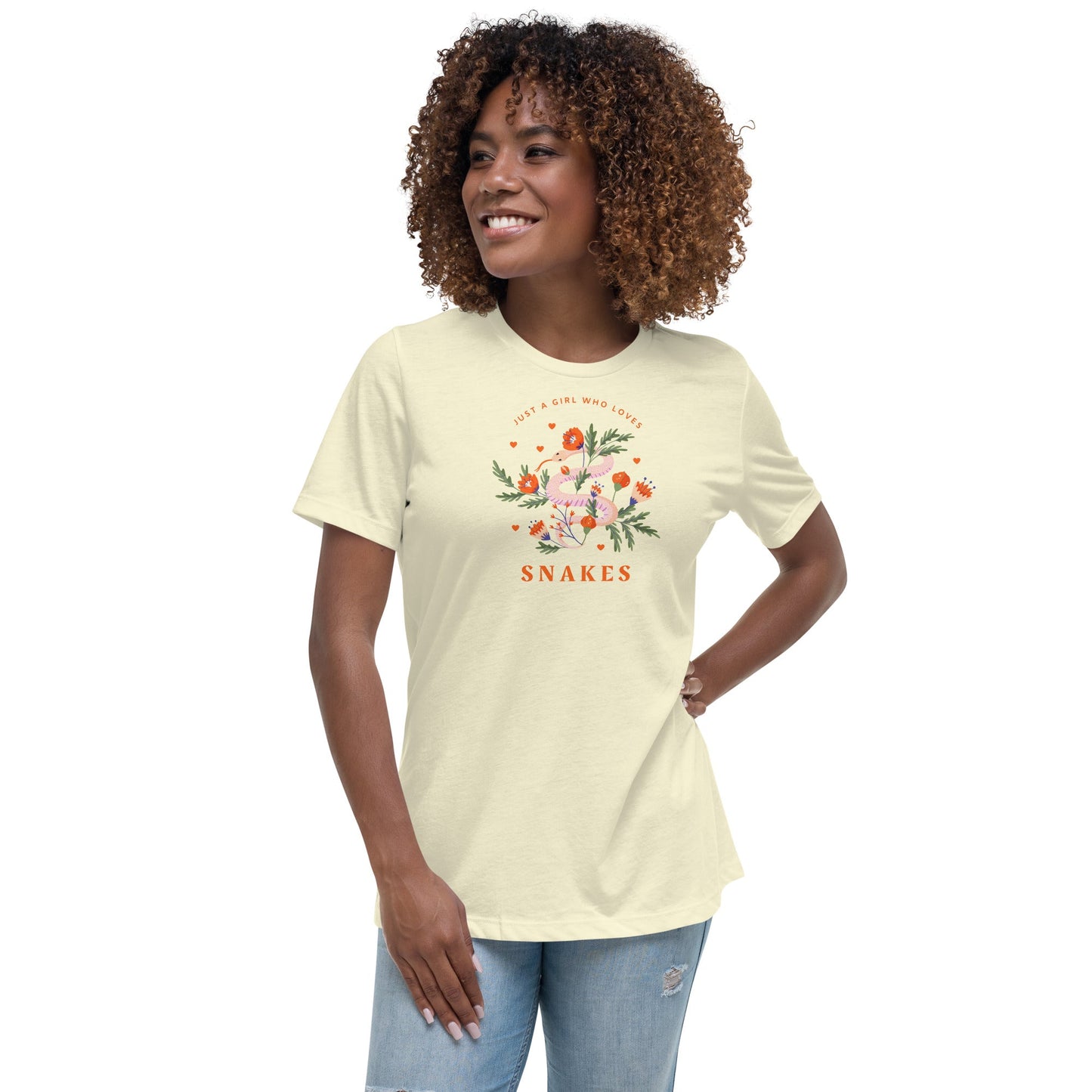 Just A Girl Who Loves Snakes T-Shirt - T-Shirt - VaVaVarium