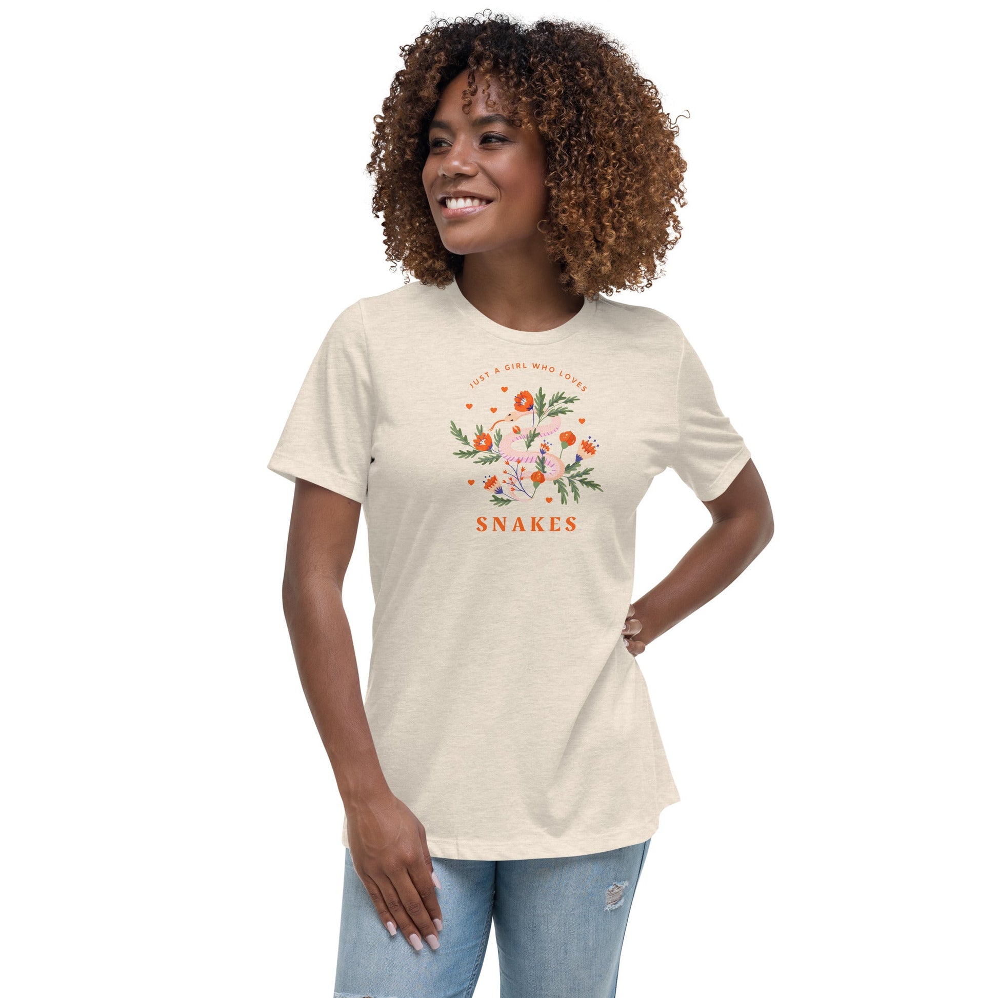 Just A Girl Who Loves Snakes T-Shirt - T-Shirt - VaVaVarium