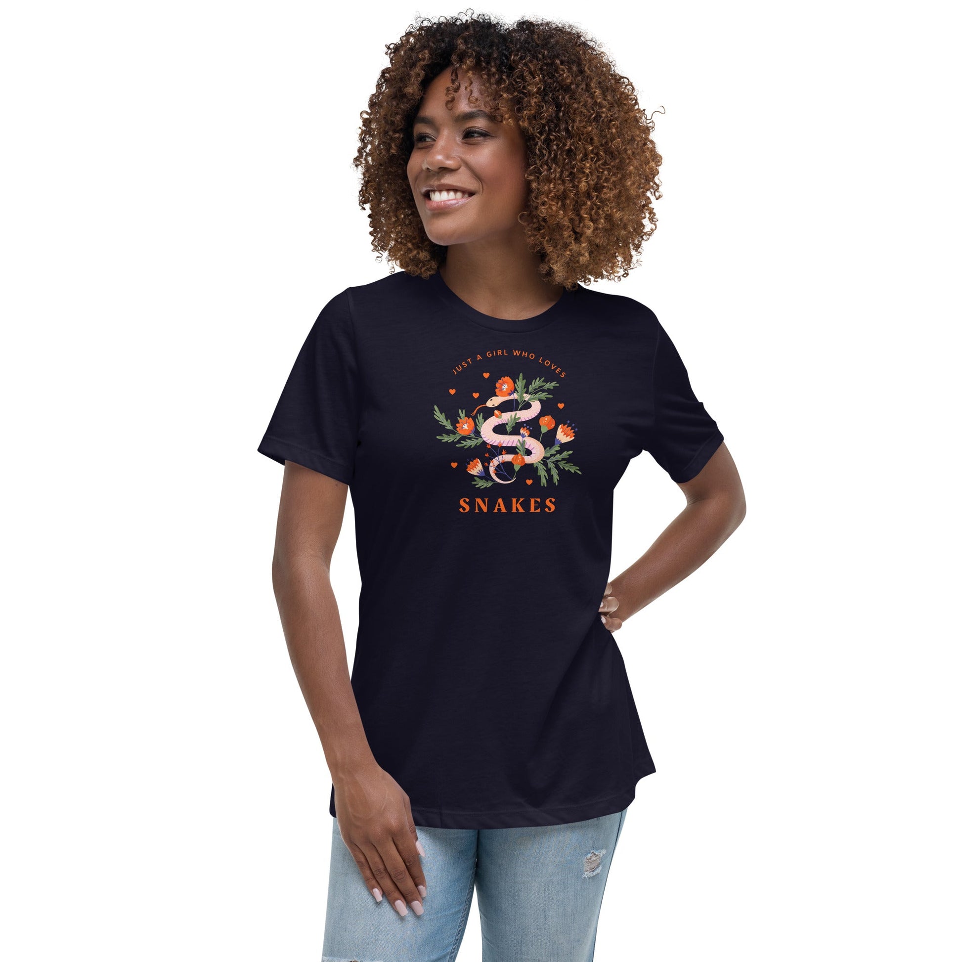 Just A Girl Who Loves Snakes T-Shirt - T-Shirt - VaVaVarium