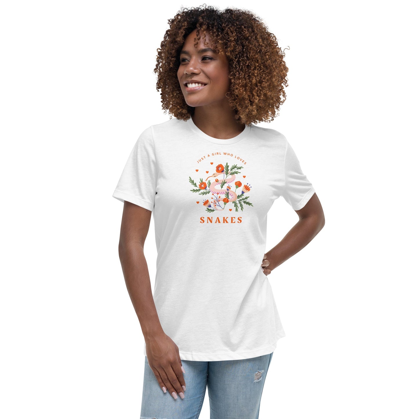 Just A Girl Who Loves Snakes T-Shirt - T-Shirt - VaVaVarium