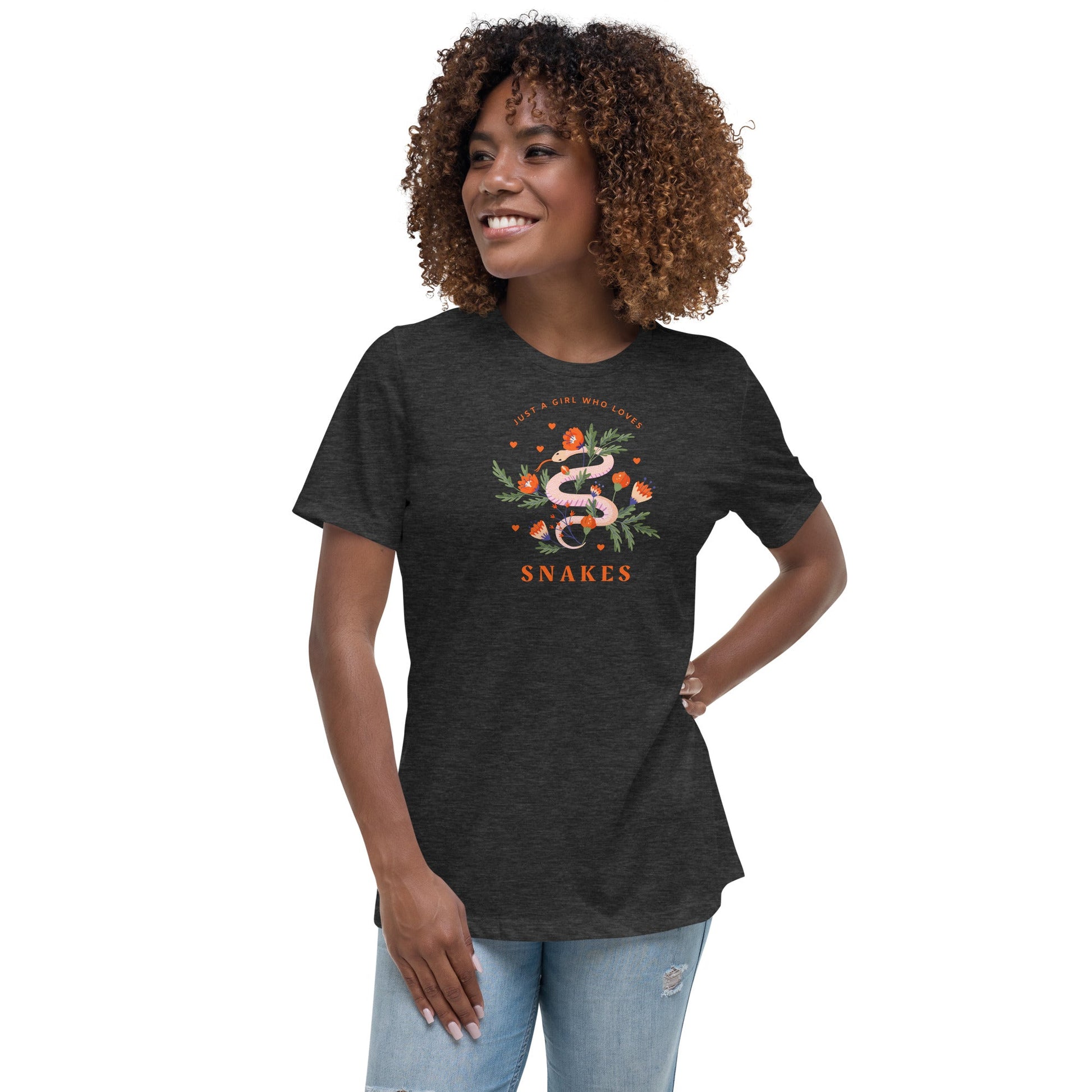 Just A Girl Who Loves Snakes T-Shirt - T-Shirt - VaVaVarium