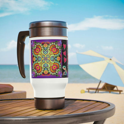 Lizard Tryst 14 oz Travel Mug - Mug - VaVaVarium