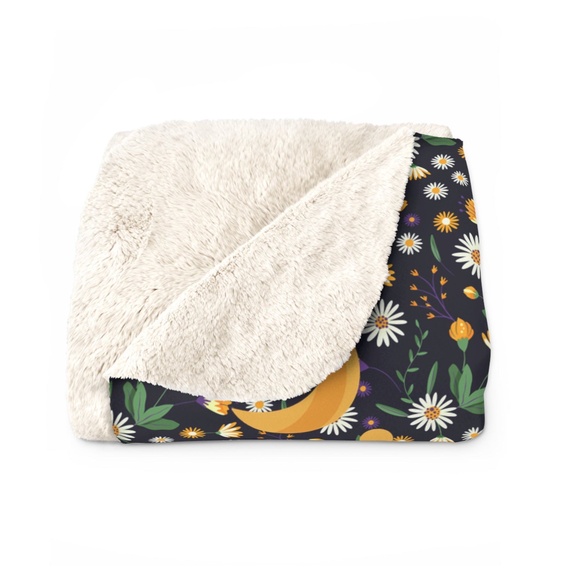 Lunar Snake Delight Sherpa-Backed Blanket - Home Decor - VaVaVarium