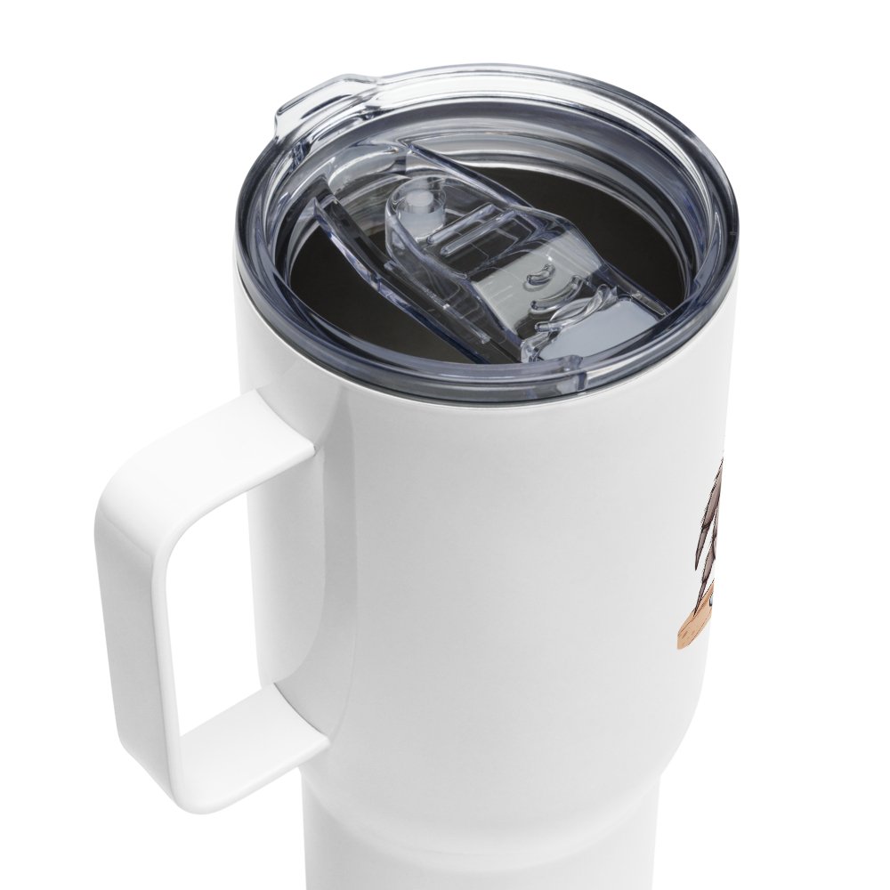 None of Your Emails are Finding Me Well Grumpy Spider Travel Mug with Handle - VaVaVarium