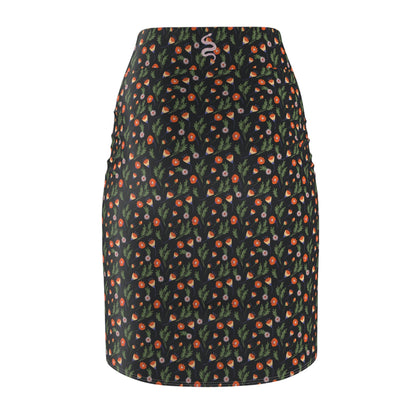 Snake In the Grass Pencil Skirt - All Over Prints - VaVaVarium