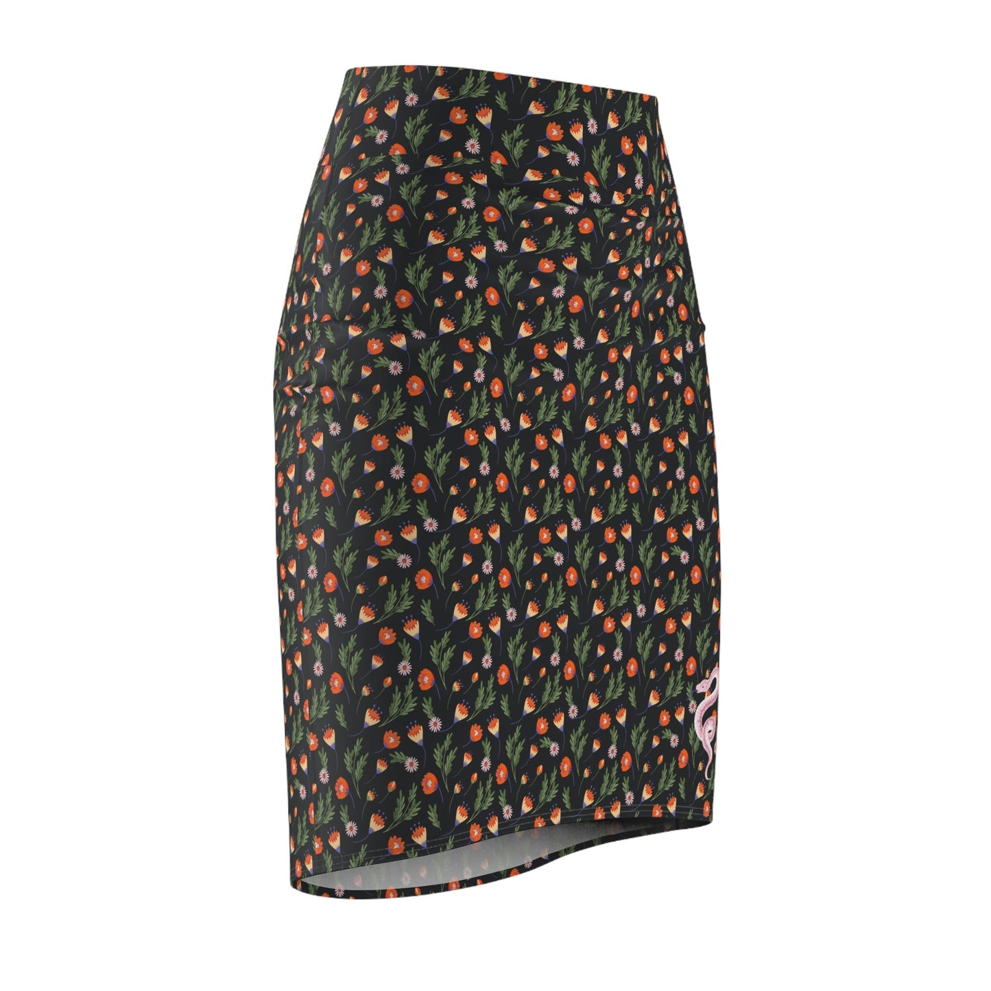 Snake In the Grass Pencil Skirt - All Over Prints - VaVaVarium