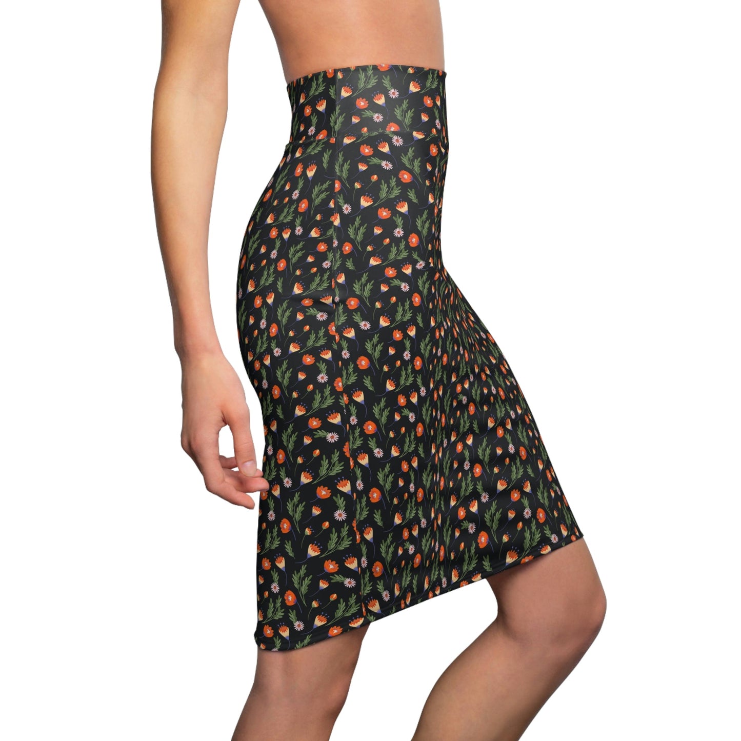 Snake In the Grass Pencil Skirt - All Over Prints - VaVaVarium