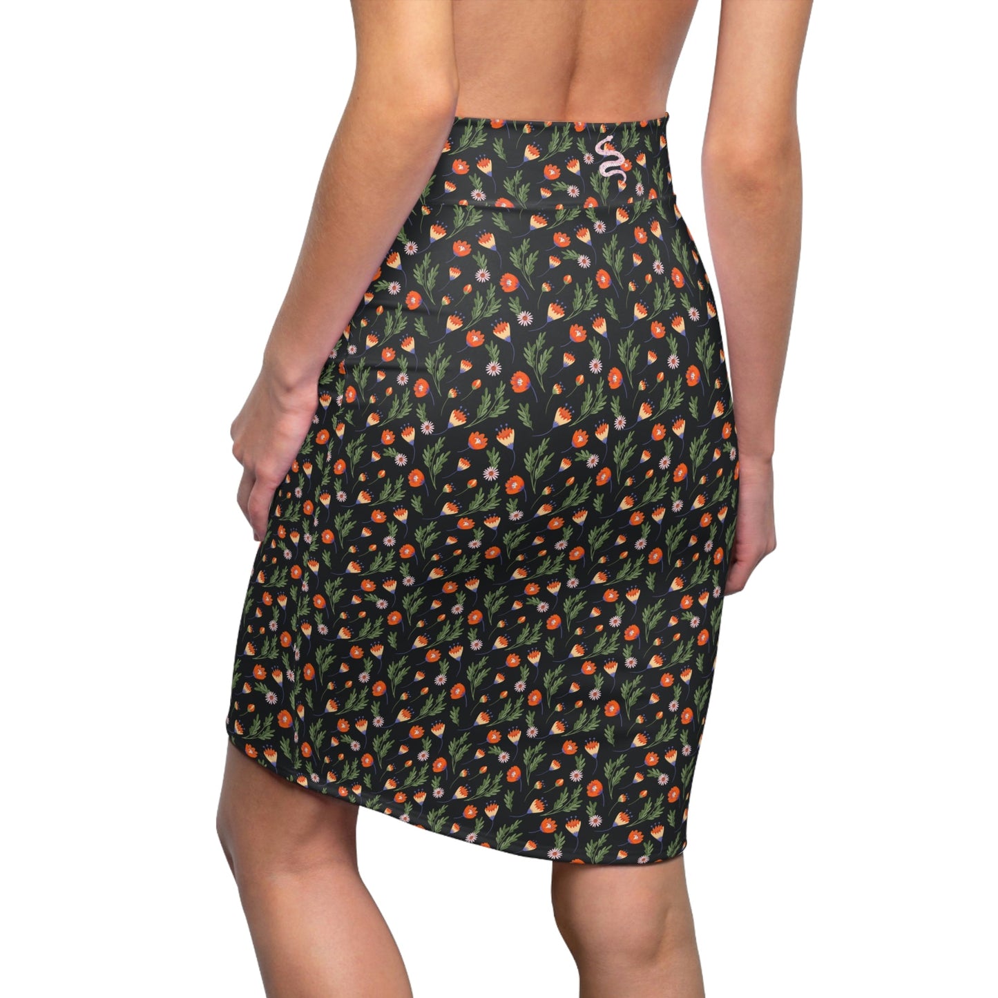 Snake In the Grass Pencil Skirt - All Over Prints - VaVaVarium