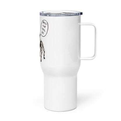 Spill the Tea Spider Sis Travel Mug with Handle - VaVaVarium