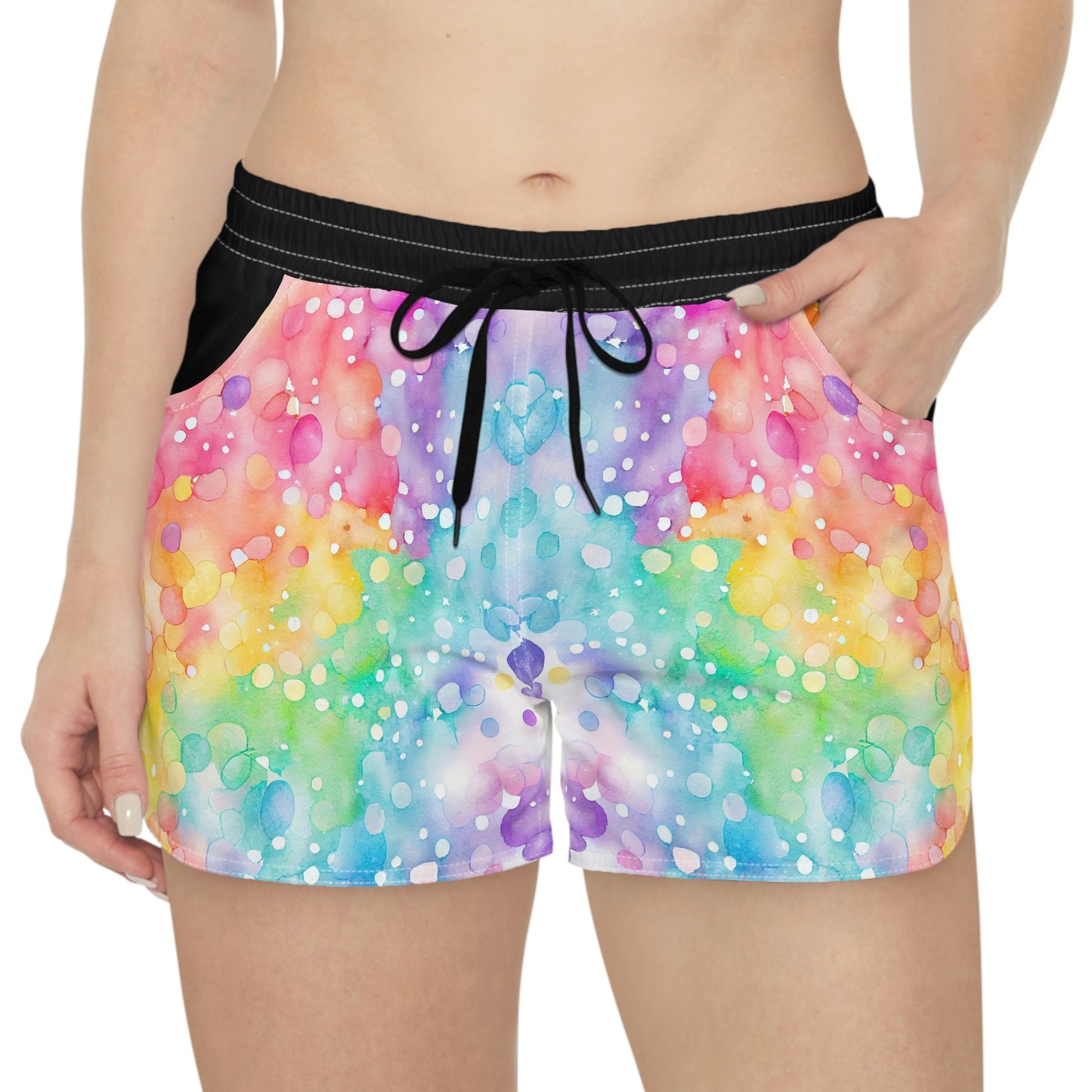 Tie Dye Beardie Bliss Peeking Shorts - Shorts - VaVaVarium