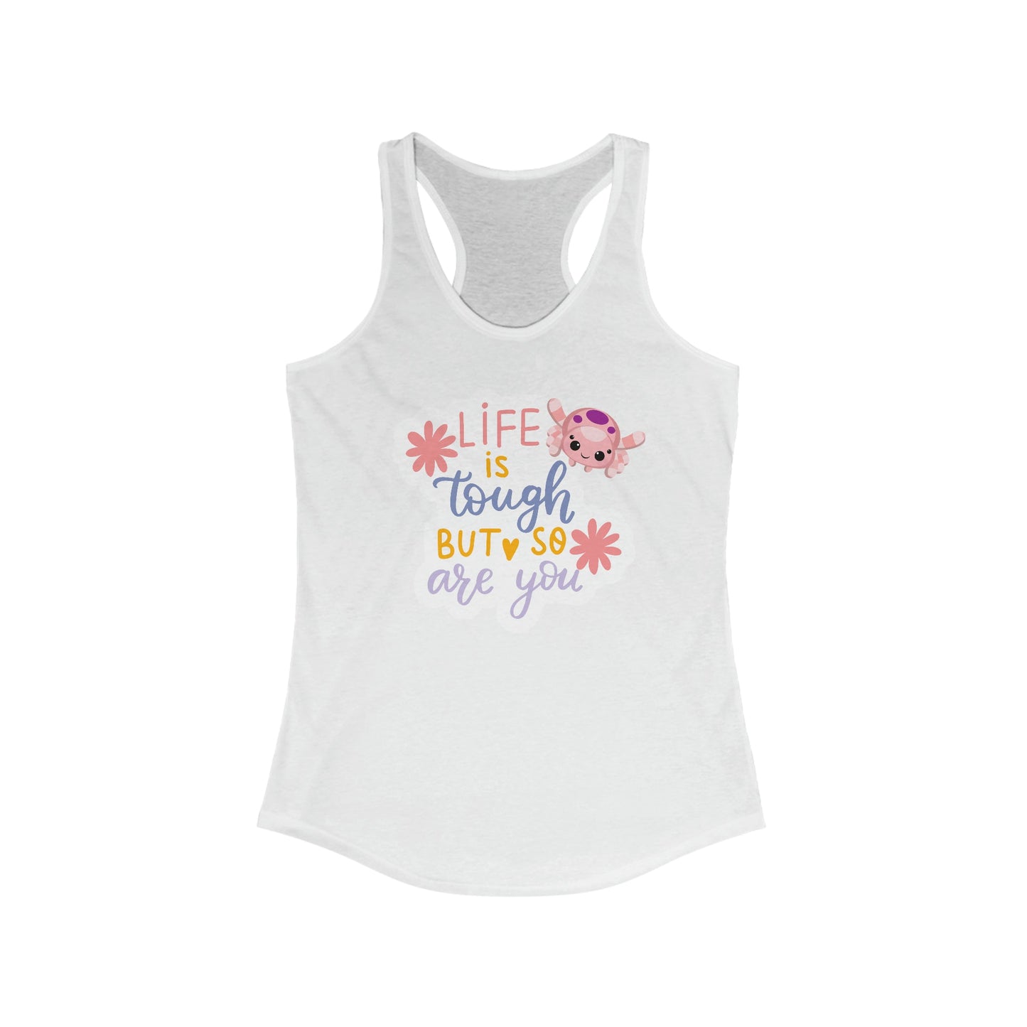 Tough Spooder Racerback Tank - Tank Top - VaVaVarium