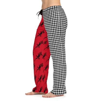 Tribal Crested Gecko Houndstooth PJ Pants - Pants - VaVaVarium